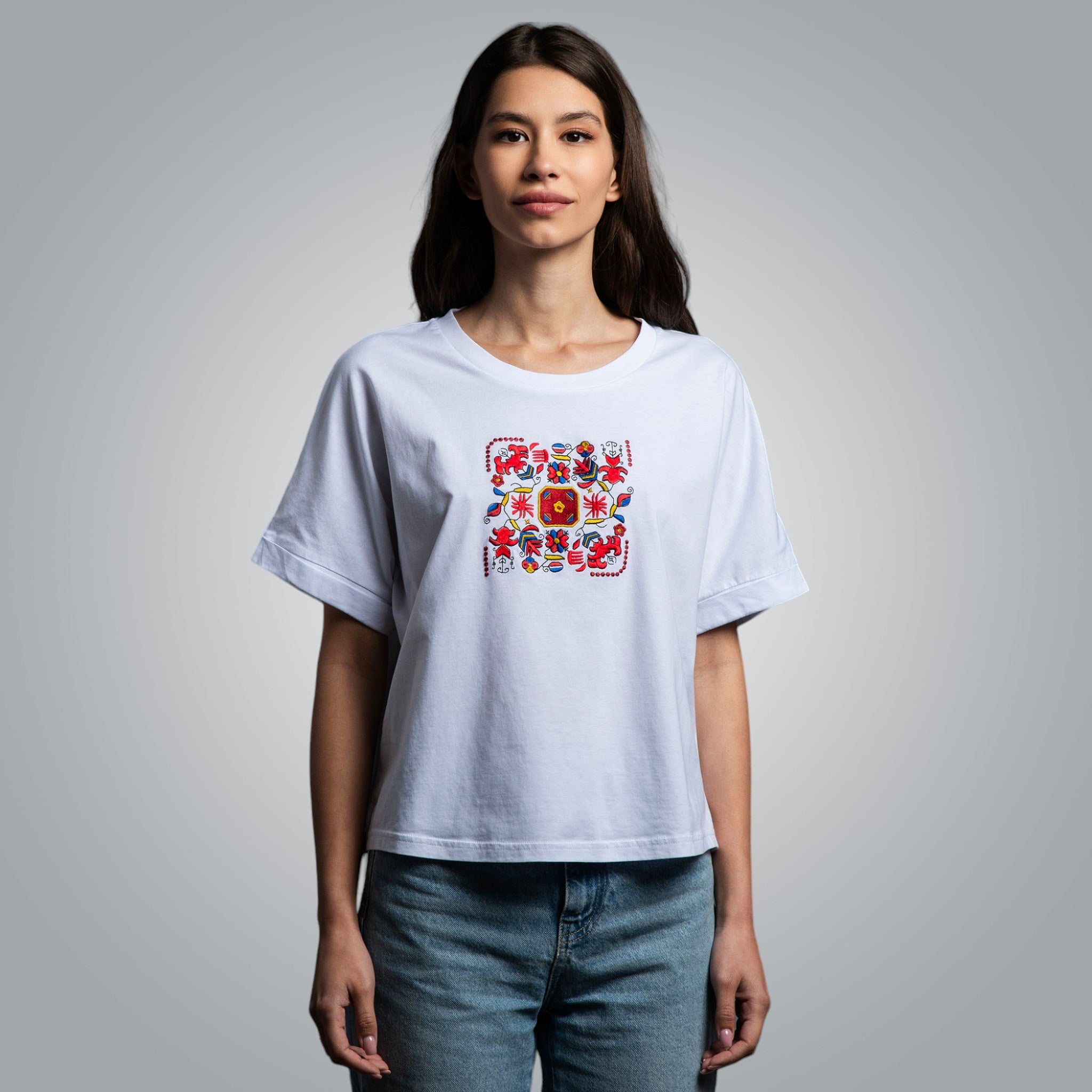 Уголемена дамска тениска "Самоковска"