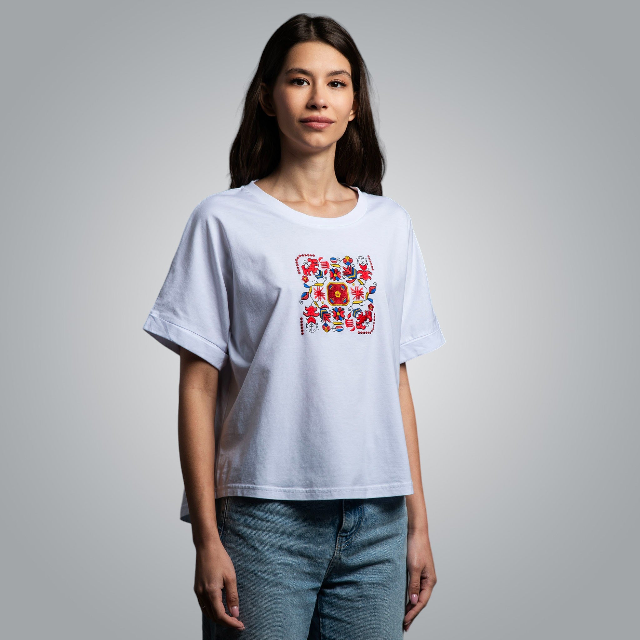 Уголемена дамска тениска "Самоковска"