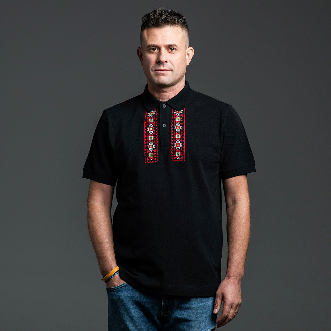 Тениска с яка "Пазител"