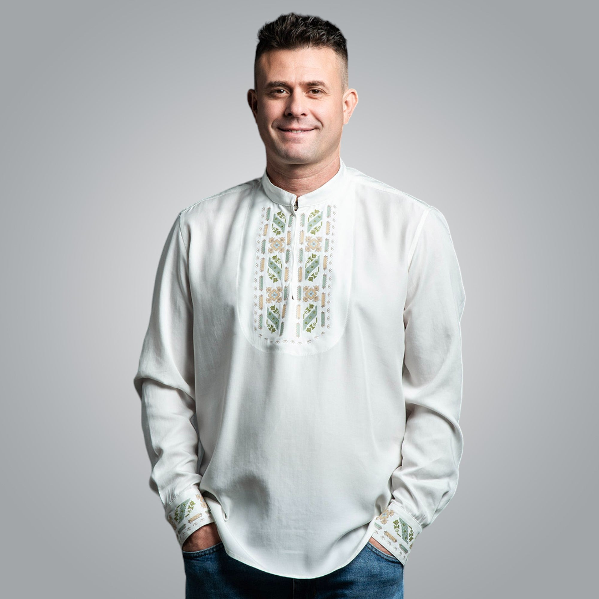 Риза с маншети "Защита"