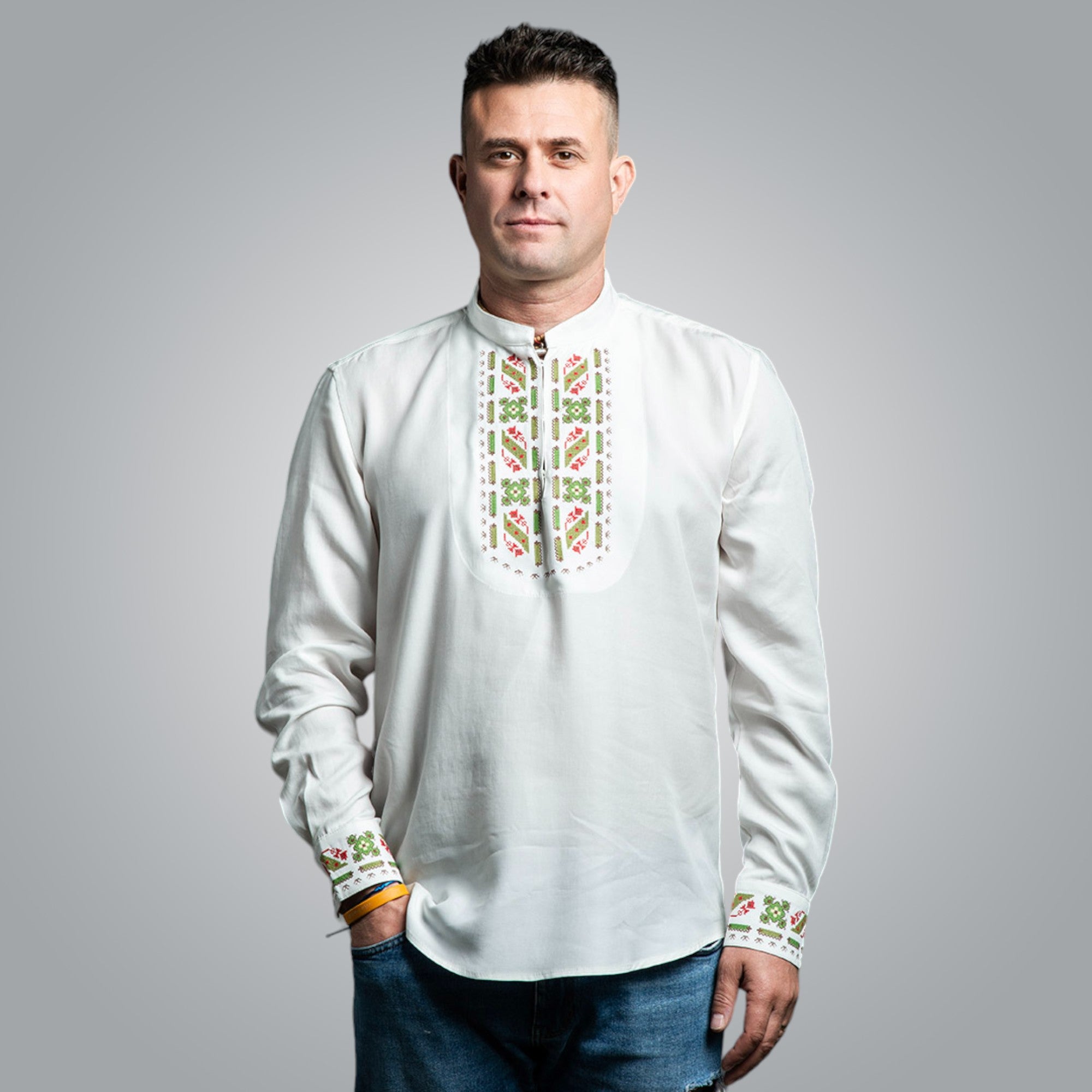Риза с маншети "Защита"