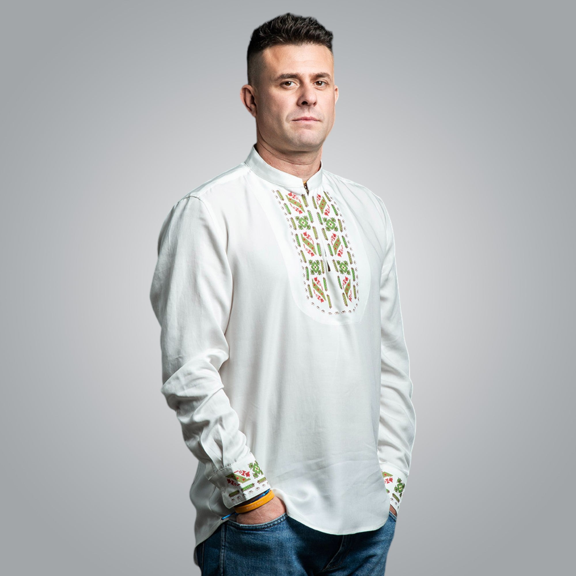 Риза с маншети "Защита"