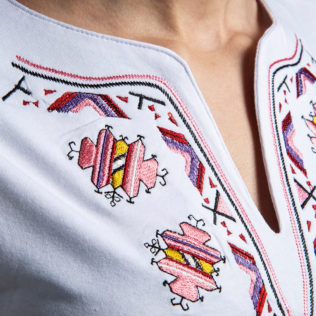 Тениска с V деколте "от Шоплука"