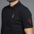 Мъжка тениска с яка с бродирано лого и шевица "Букраний" от Везба