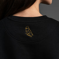 Плътна мека блуза бродирана със "златна" самоковска шевица