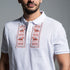 Мъжка тениска с яка бродирана с шевица "Кончета" от Везба